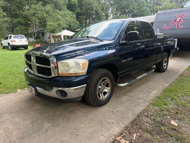Blue 2006 Dodge RAM 1500 Pickup Truck Rear-Wheel Drive 5-Speed Automatic