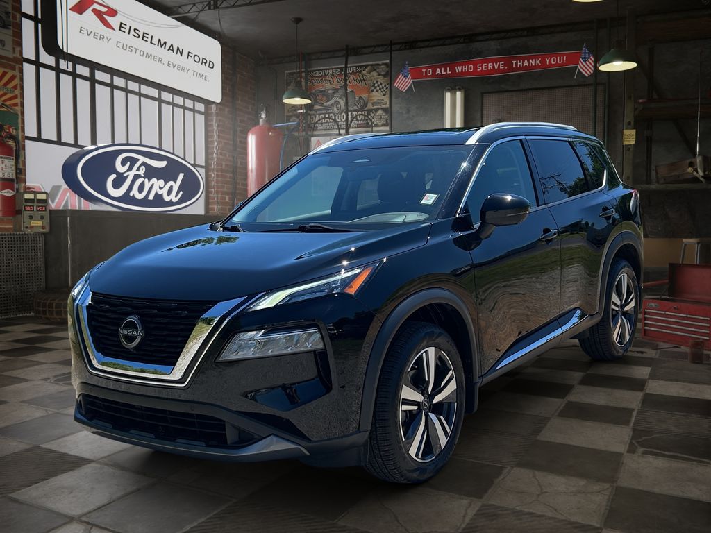 Super Black 2023 Nissan Rogue SUV / Crossover Front-Wheel Drive Continuously Variable Transmission