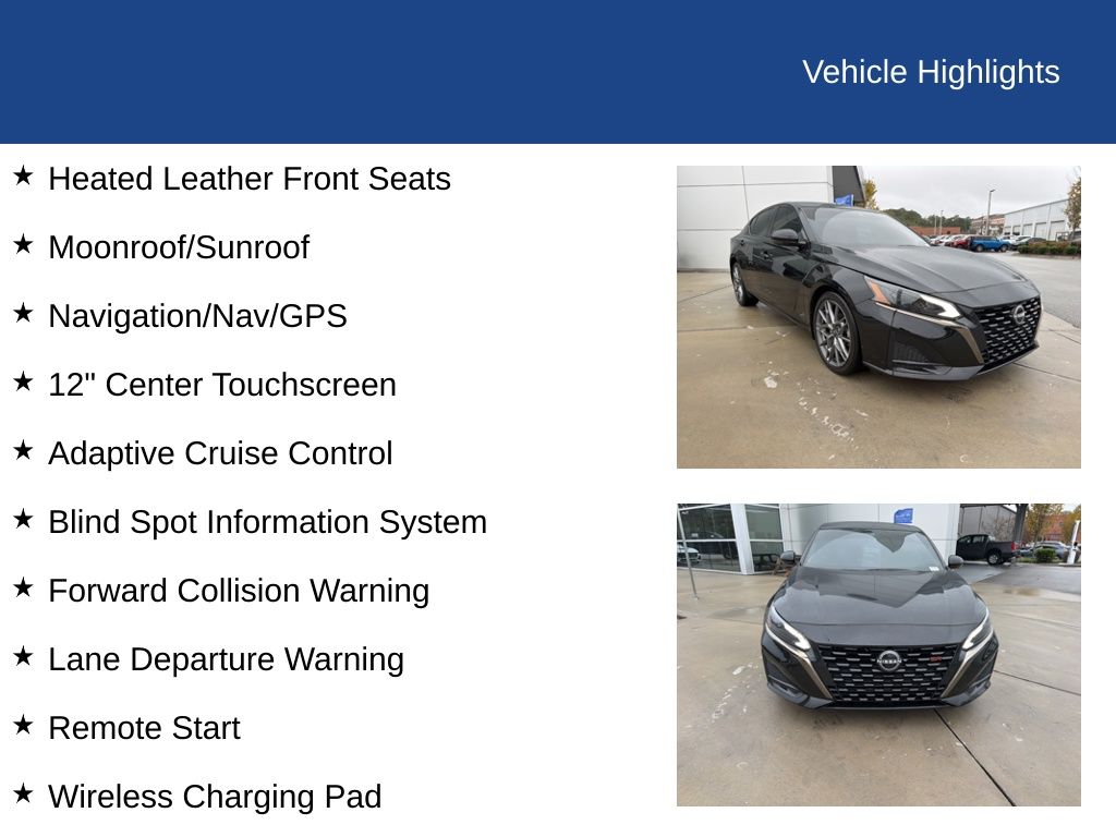 2024 Nissan Altima SR VC-Turbo FWD