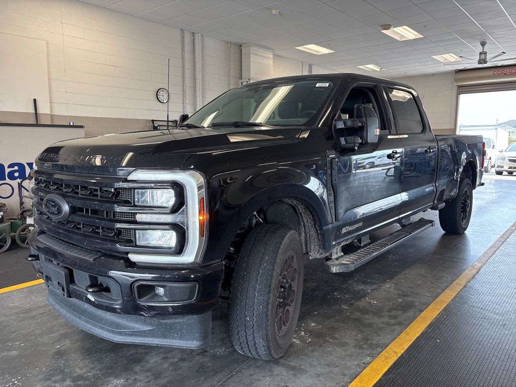 Black Metallic 2024 Ford F-350 Super Duty Pickup Truck Four-Wheel Drive Automatic