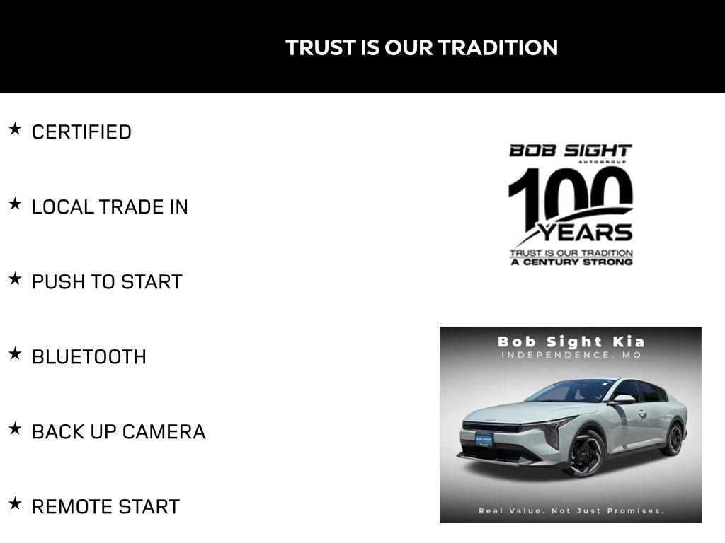 Certified 2025 Kia K4 EX with VIN 3KPFU4DE9SE005557 for sale in Kansas City