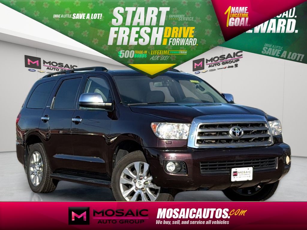 Red (Sizzling Crimson Mica) 2014 Toyota Sequoia Limited 4WD SUV / Crossover Four-Wheel Drive 6-Speed Automatic