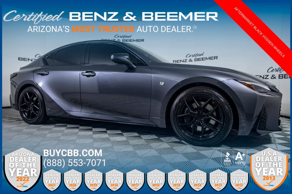 Cloudburst Gray 2024 Lexus IS 350 F Sport RWD Sedan Rear-Wheel Drive 8-Speed Automatic