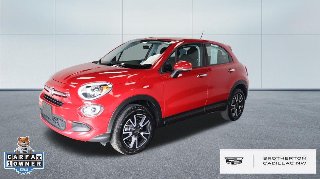 Rosso Passione (Red Hypnotique Clear Coat) 2018 FIAT 500X SUV / Crossover All-Wheel Drive 9-Speed Automatic