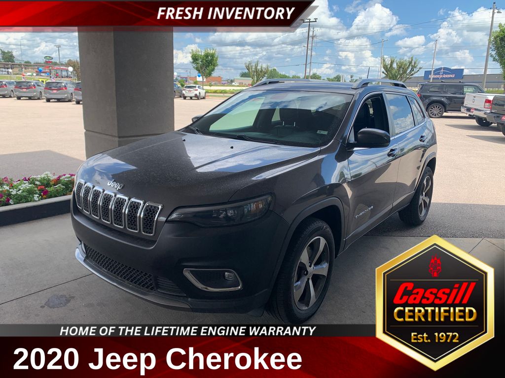 Gray (Granite Crystal Metallic Clearcoat) 2020 Jeep Cherokee SUV / Crossover Four-Wheel Drive 9-Speed Automatic