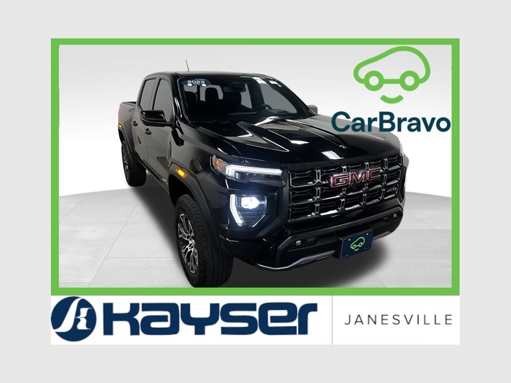 Onyx Black 2023 GMC Canyon Pickup Truck Four-Wheel Drive 8-Speed Automatic
