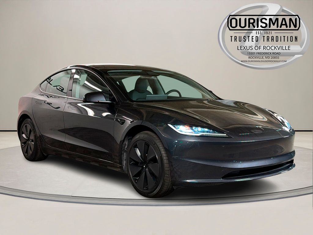 Gray 2025 Tesla Model 3 Sedan Rear-Wheel Drive 1-Speed Automatic