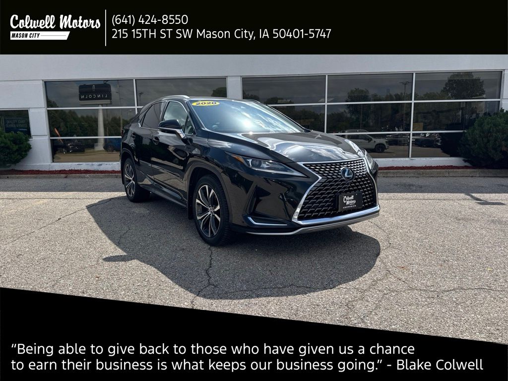 Black (Caviar) 2020 Lexus RX SUV / Crossover All-Wheel Drive 8-Speed Automatic
