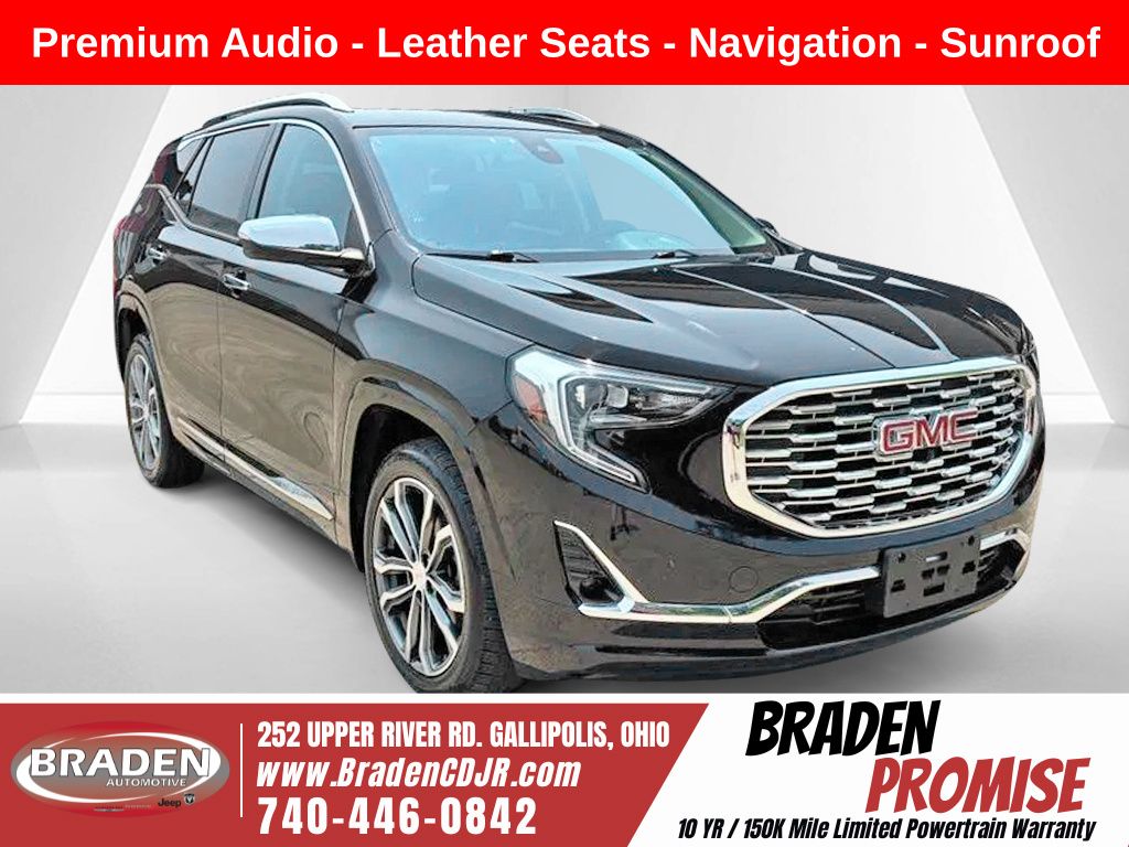 Black (Ebony Twilight Metallic) 2018 GMC Terrain SUV / Crossover Four-Wheel Drive 9-Speed Automatic