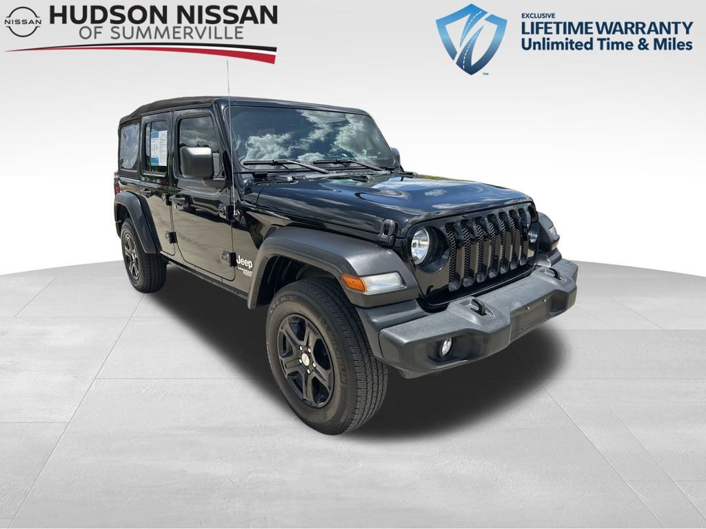 2021 Black Clearcoat Jeep Wrangler Unlimited Sport S SUV