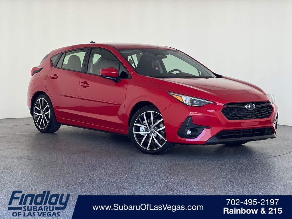 Pure Red 2026 Subaru Impreza Wagon All-Wheel Drive Continuously Variable Transmission