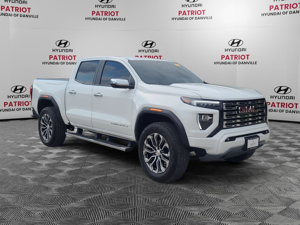 Summit White 2023 GMC Canyon Pickup Truck Four-Wheel Drive 8-Speed Automatic
