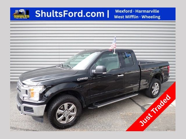 Shadow Black 2018 Ford F-150 XLT SuperCab 4WD Pickup Truck Four-Wheel Drive Automatic