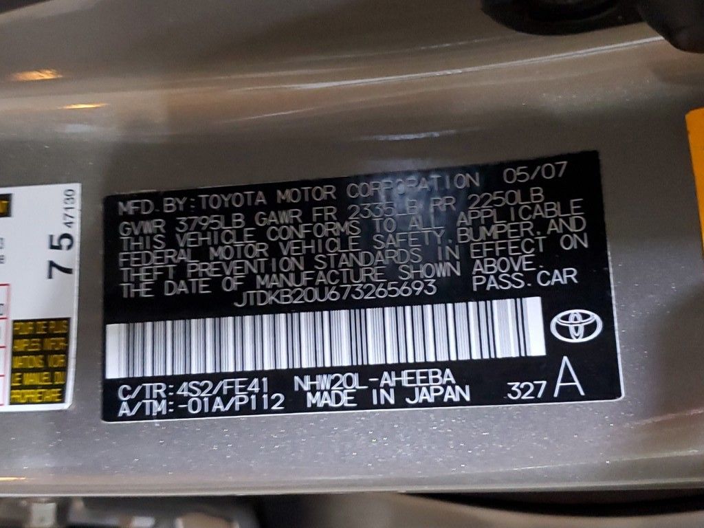 2007 Toyota Prius Base 35