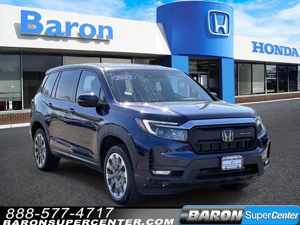 Black (Obsidian Blue Pearl) 2025 Honda Passport EX-L AWD SUV / Crossover All-Wheel Drive 9-Speed Automatic
