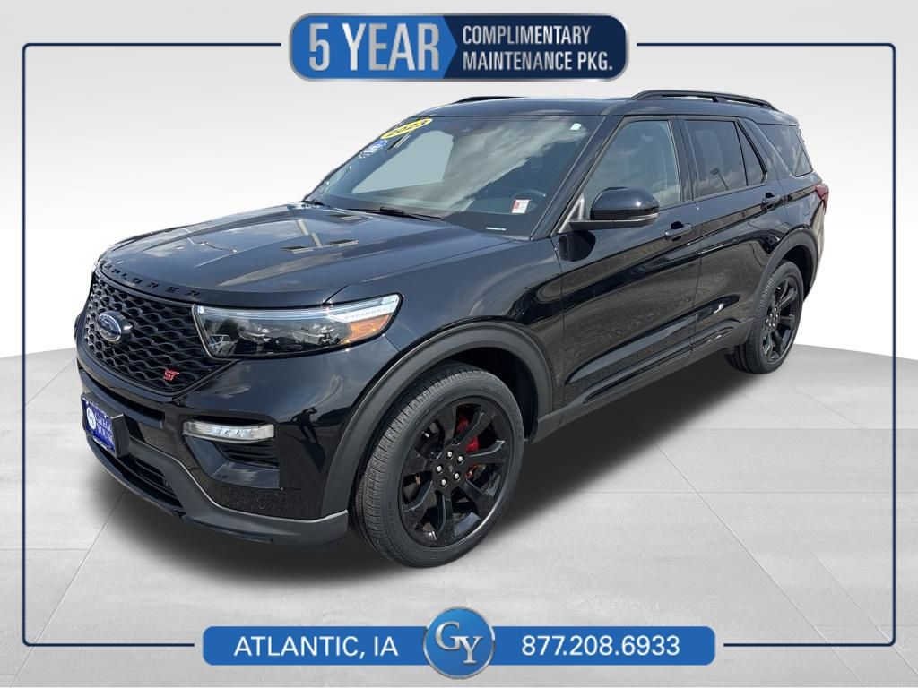 Black Metallic 2023 Ford Explorer SUV / Crossover All-Wheel Drive Automatic