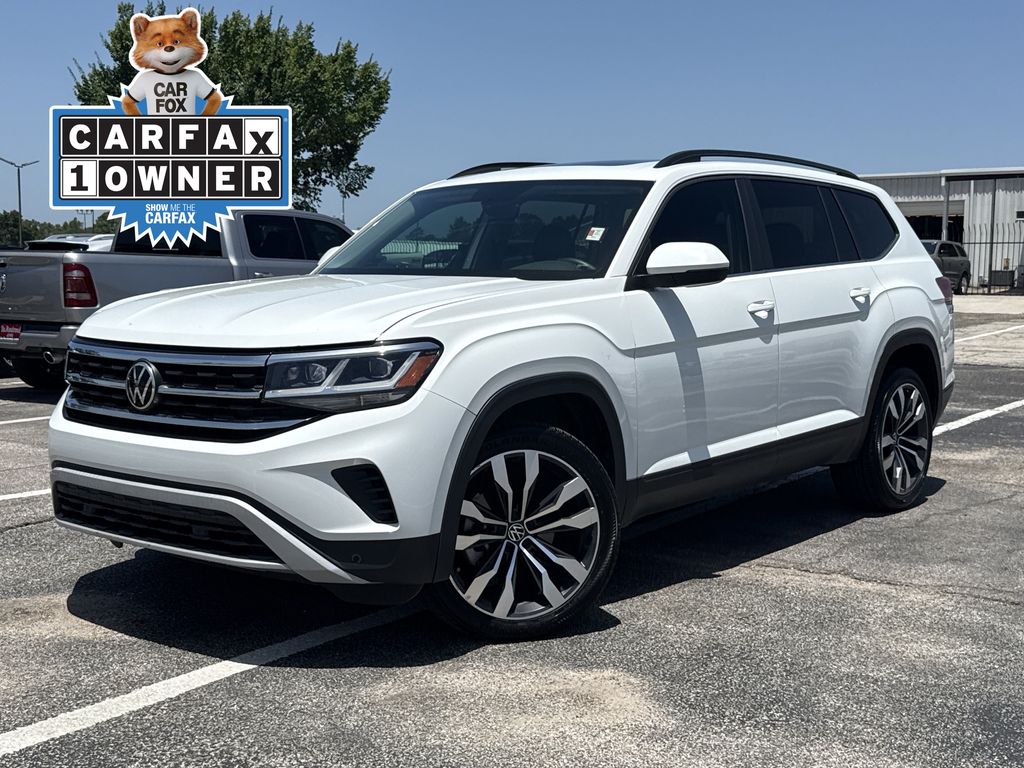 2022 Volkswagen Atlas 3.6L V6 SE w/Technology White at Bayway Cadillac of The Woodlands
