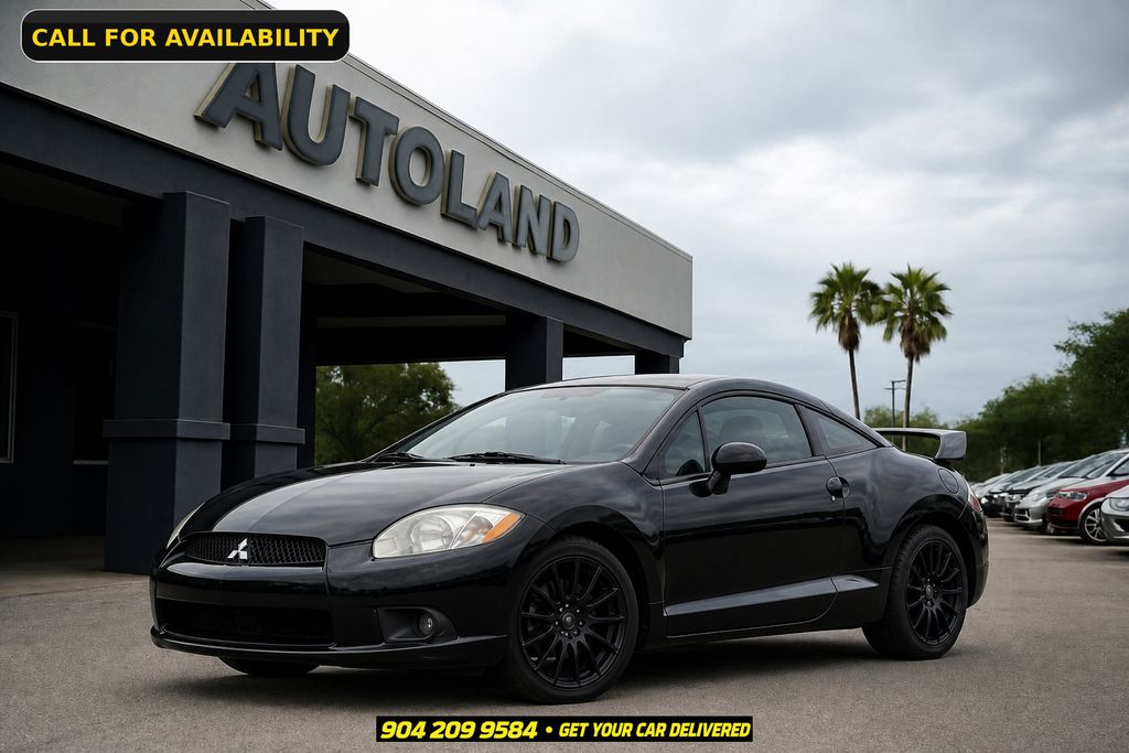 Black 2011 Mitsubishi Eclipse Coupe Front-Wheel Drive 4-Speed Automatic