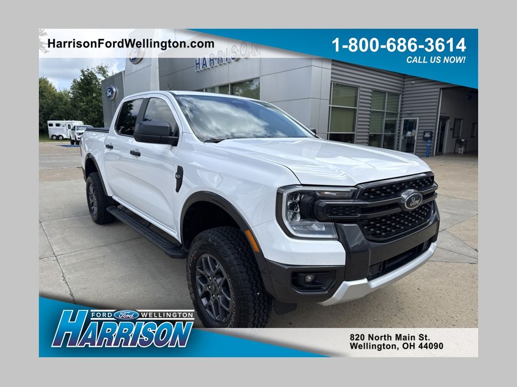 Oxford White 2024 Ford Ranger Pickup Truck Four-Wheel Drive Automatic