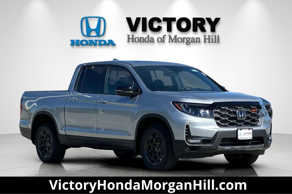 Solar Silver Metallic 2026 Honda Ridgeline Pickup Truck All-Wheel Drive 9-Speed Automatic