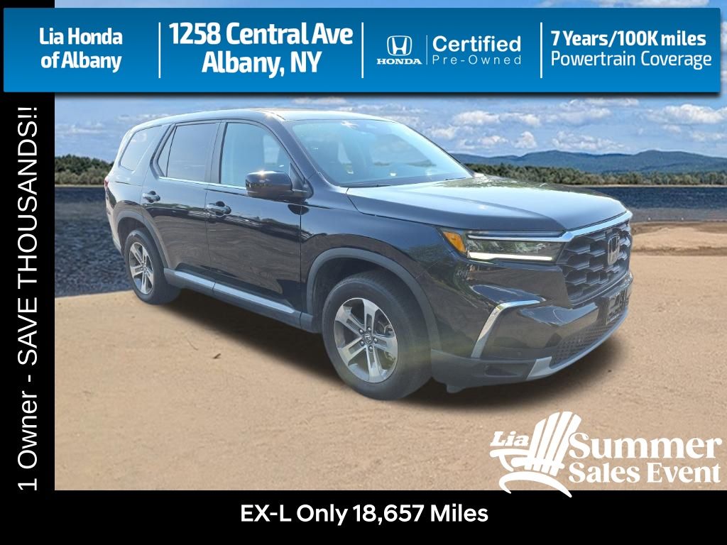 Crystal Black Pearl 2024 Honda Pilot SUV / Crossover All-Wheel Drive Automatic