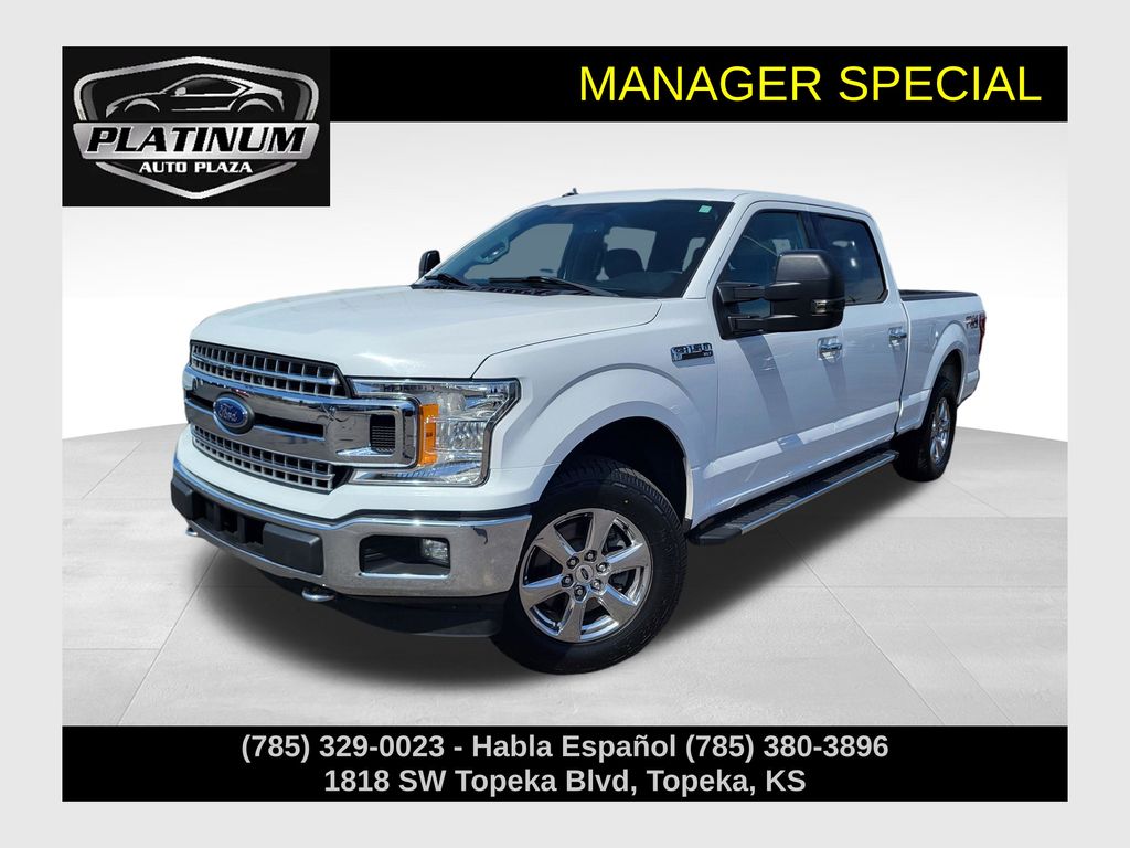 Oxford White 2018 Ford F-150 XLT SuperCrew LB 4WD Pickup Truck Four-Wheel Drive Automatic