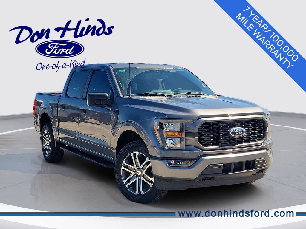 Gray Metallic 2023 Ford F-150 Pickup Truck Four-Wheel Drive Automatic