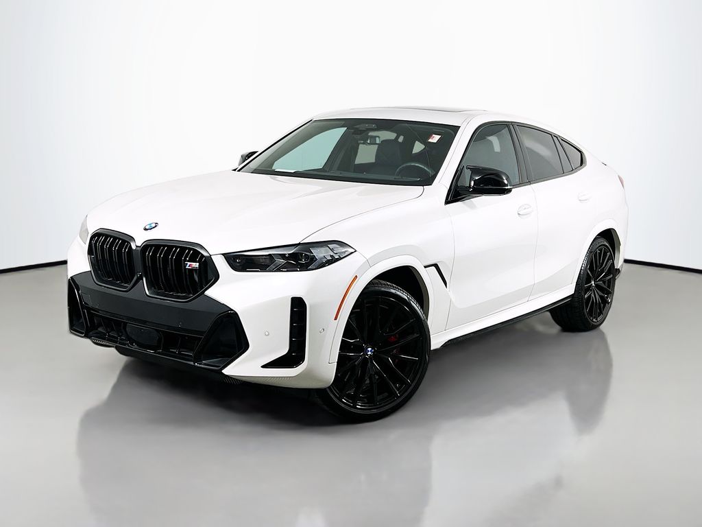 Mineral White Metallic 2025 BMW X6 M60i xDrive AWD SUV / Crossover All-Wheel Drive 8-Speed Automatic