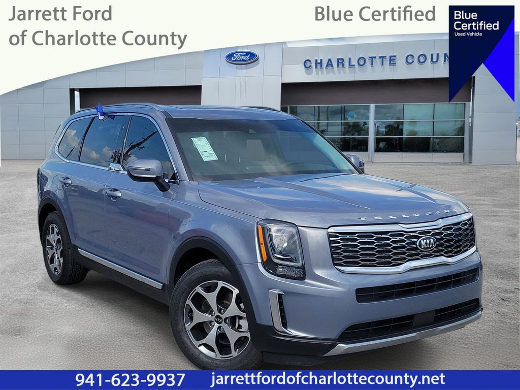 Everlasting Silver 2020 Kia Telluride EX FWD SUV / Crossover Front-Wheel Drive 8-Speed Automatic
