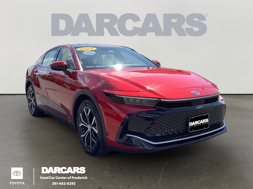 Supersonic Red 2024 Toyota Crown Limited AWD Sedan All-Wheel Drive Continuously Variable Transmission