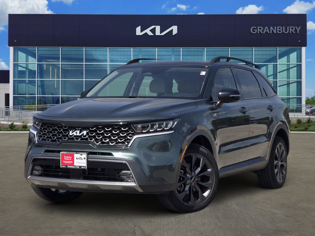 Aruba Green 2022 Kia Sorento X-Line EX AWD SUV / Crossover All-Wheel Drive 8-Speed Dual Clutch