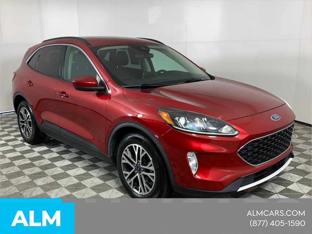 Used 2020 Red Ford SEL image 15