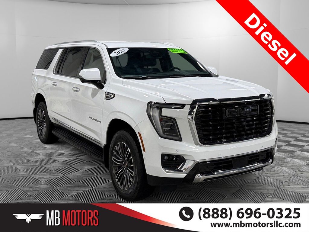 White 2025 GMC Yukon XL Elevation 4WD SUV / Crossover Four-Wheel Drive Automatic