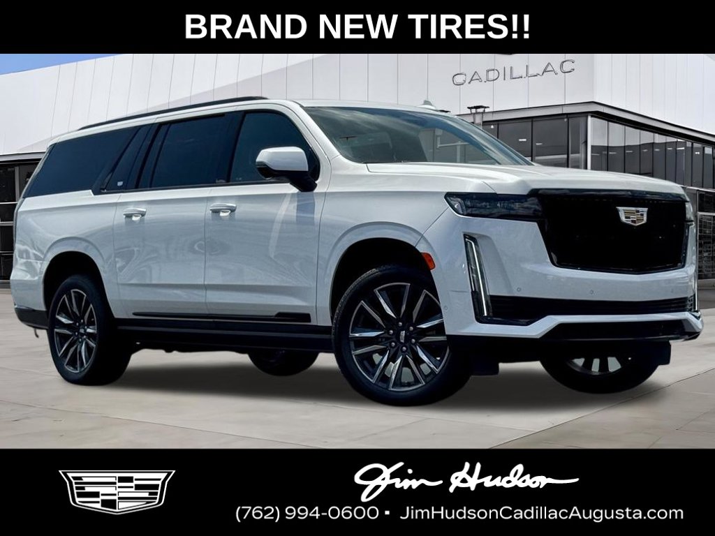 2022 Cadillac Escalade ESV Sport Crystal White - Jim Hudson Acura - Image 1