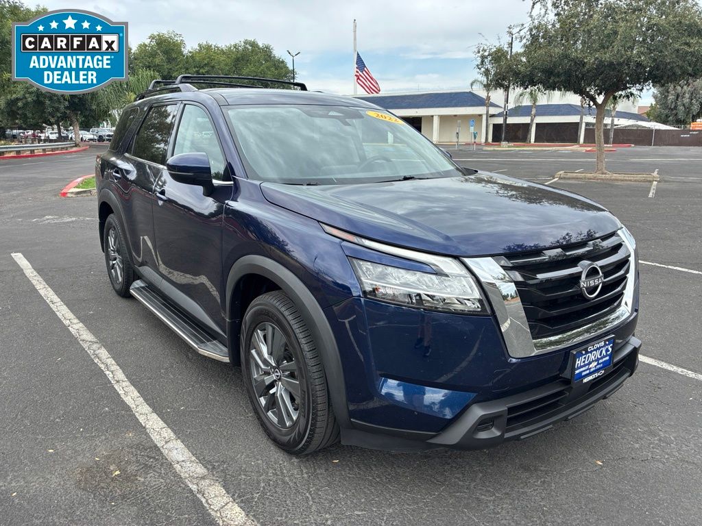Deep Ocean Blue 2022 Nissan Pathfinder SUV / Crossover Front-Wheel Drive 9-Speed Automatic