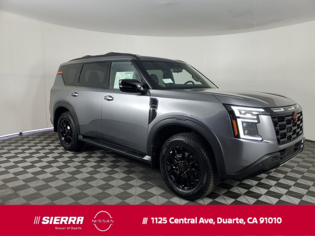 Gray (Gun Metallic) 2025 Nissan Armada SUV / Crossover Four-Wheel Drive 9-Speed Automatic