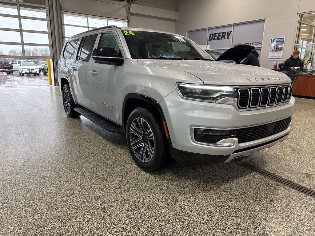 Silver Zynith 2024 Jeep Wagoneer L Series II 4WD SUV / Crossover Four-Wheel Drive 8-Speed Automatic