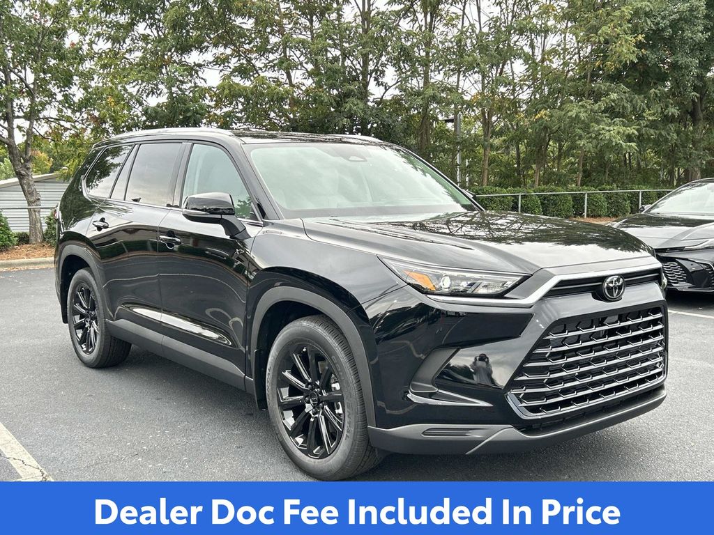 Midnight Black 2026 Toyota Grand Highlander Hybrid SUV / Crossover Front-Wheel Drive Continuously Variable Transmission