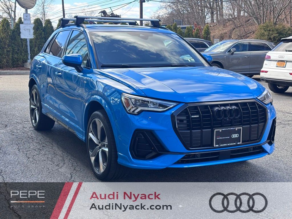 Used 2022 Blue Audi S line Premium Plus image 3