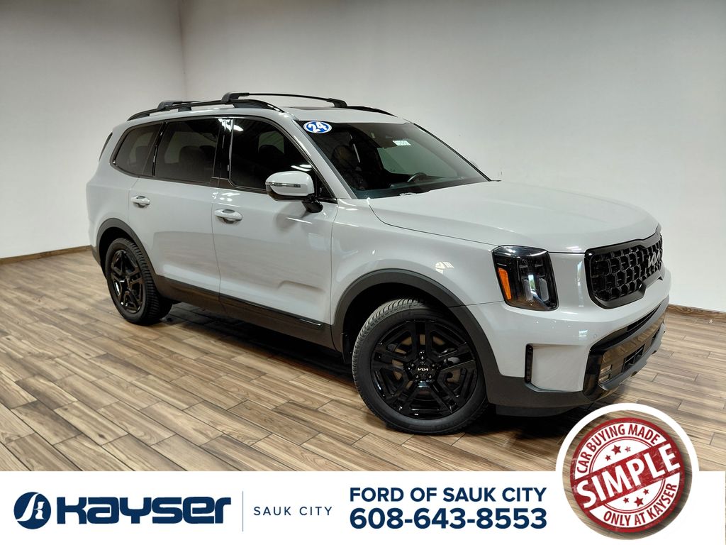 Wolf Gray 2024 Kia Telluride SUV / Crossover All-Wheel Drive 8-Speed Automatic