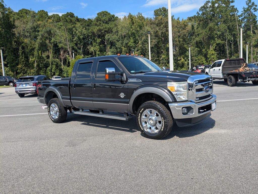 Tuxedo Black 2014 Ford F-350 Super Duty Pickup Truck Four-Wheel Drive 6-Speed Automatic Overdrive