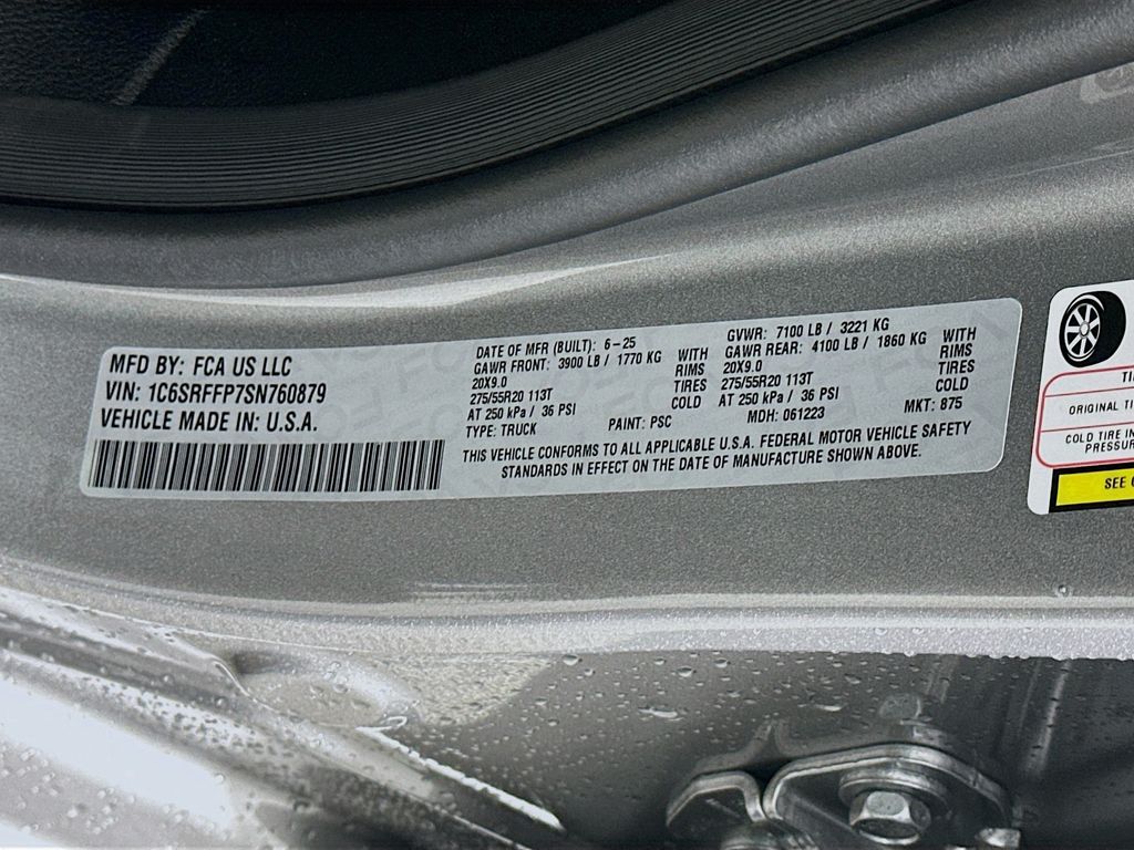 New 2025 Silver Ram Big Horn image 18