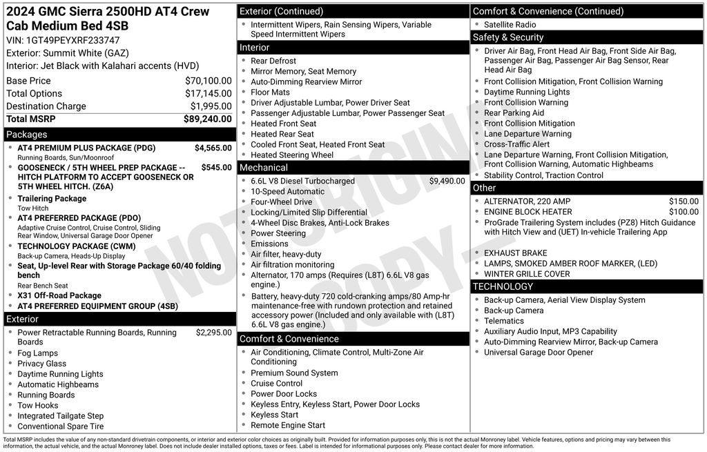Certified Used 2024 White GMC AT4 image 7