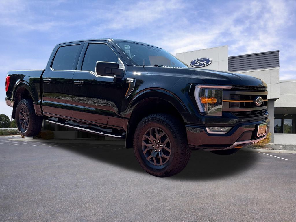 Black 2023 Ford F-150 Pickup Truck Four-Wheel Drive Automatic