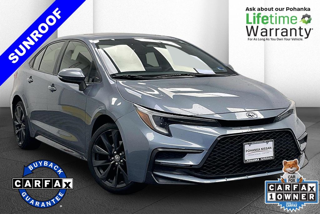 Celestite 2023 Toyota Corolla SE FWD Sedan Front-Wheel Drive Continuously Variable Transmission