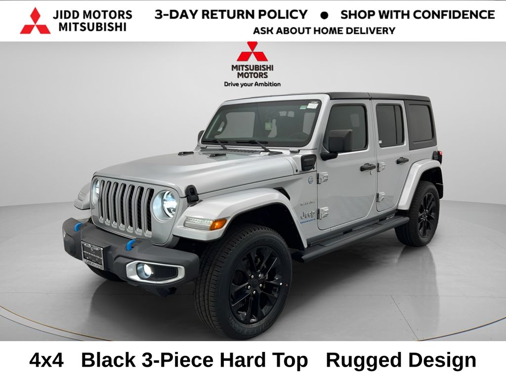 Silver Zynith Clearcoat 2023 Jeep Wrangler 4xe Sahara 4WD SUV / Crossover Four-Wheel Drive 8-Speed Automatic