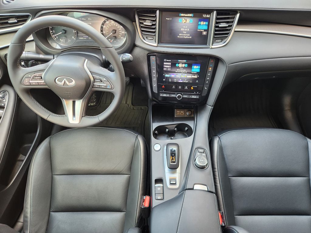 2023 INFINITI QX50 LUXE White at South Houston Nissan