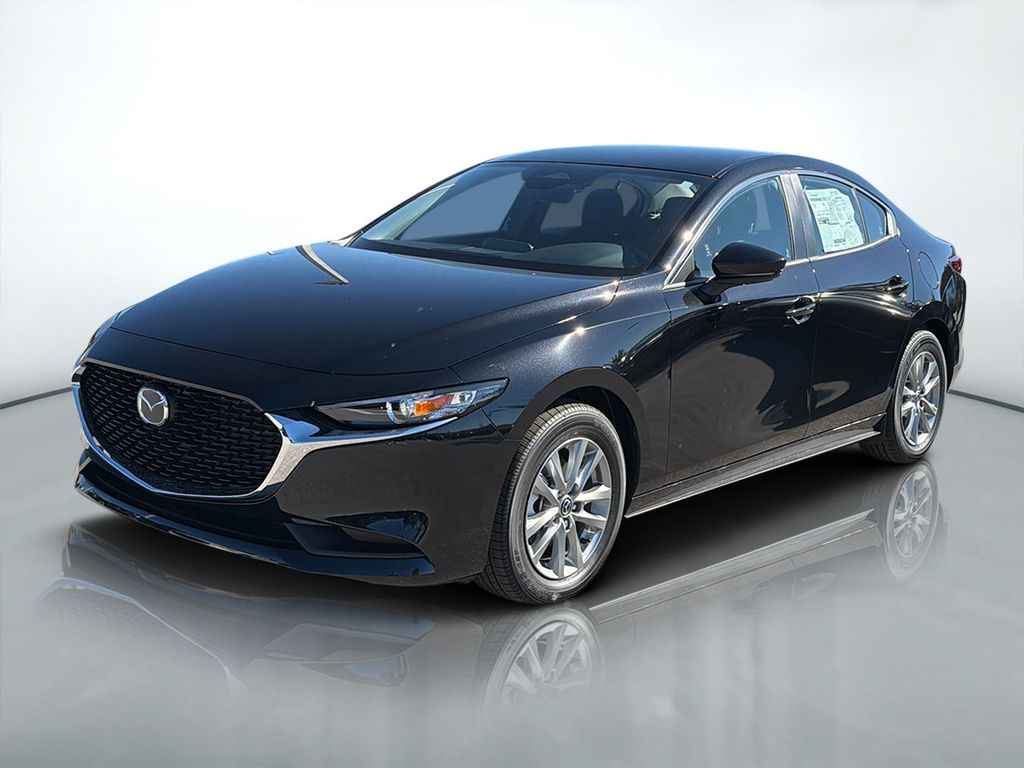 Jet Black Mica 2026 Mazda MAZDA3 Sedan Front-Wheel Drive 6-Speed Automatic