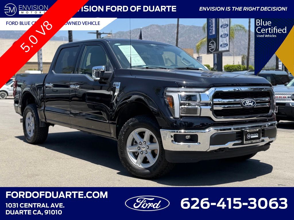 Black Metallic 2025 Ford F-150 Pickup Truck Four-Wheel Drive Automatic