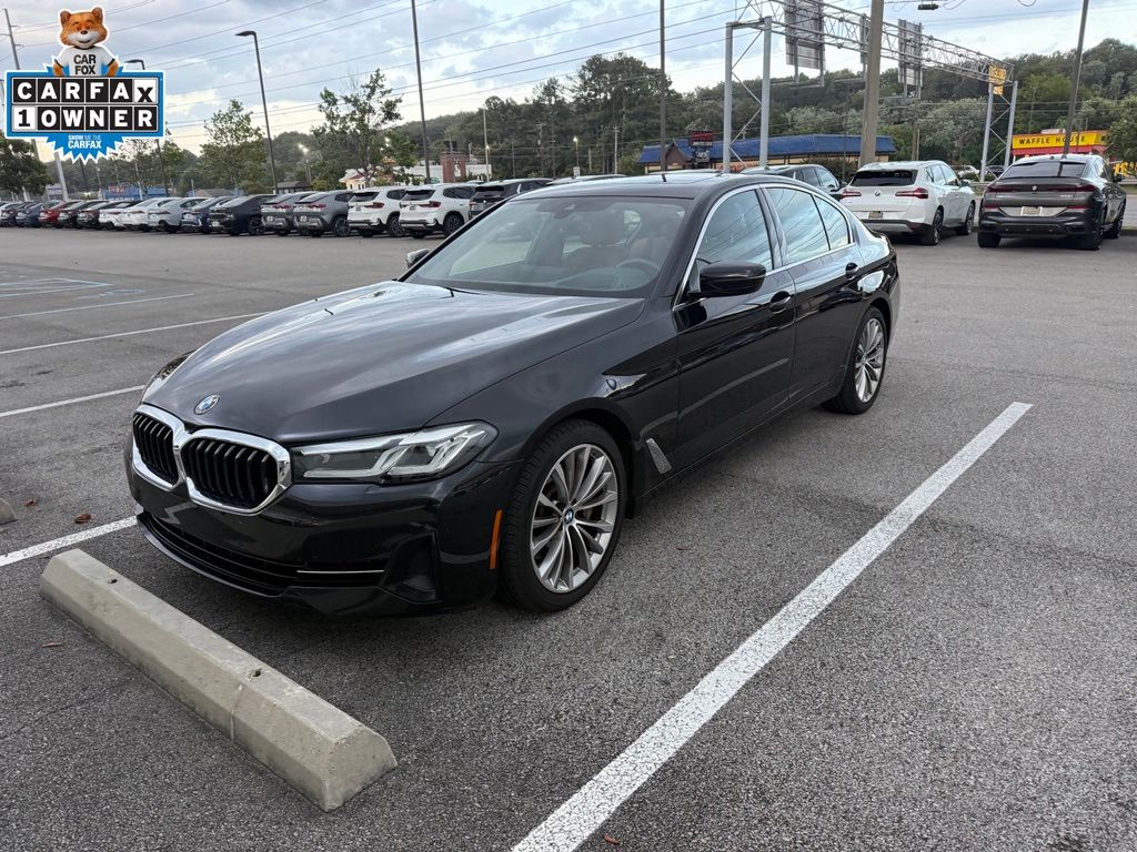 Black Sapphire Metallic 2023 BMW 5 Series Sedan Rear-Wheel Drive 8-Speed Automatic